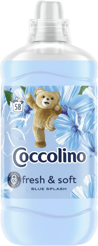 Coccolino Blue Splash Laundry Conditioner, 58 Washes