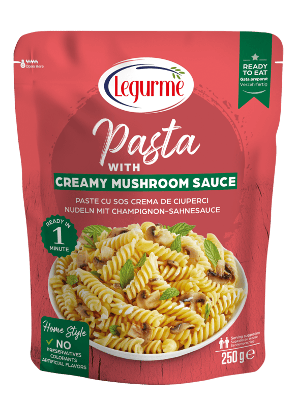 Legurme Pasta with Mushroom
