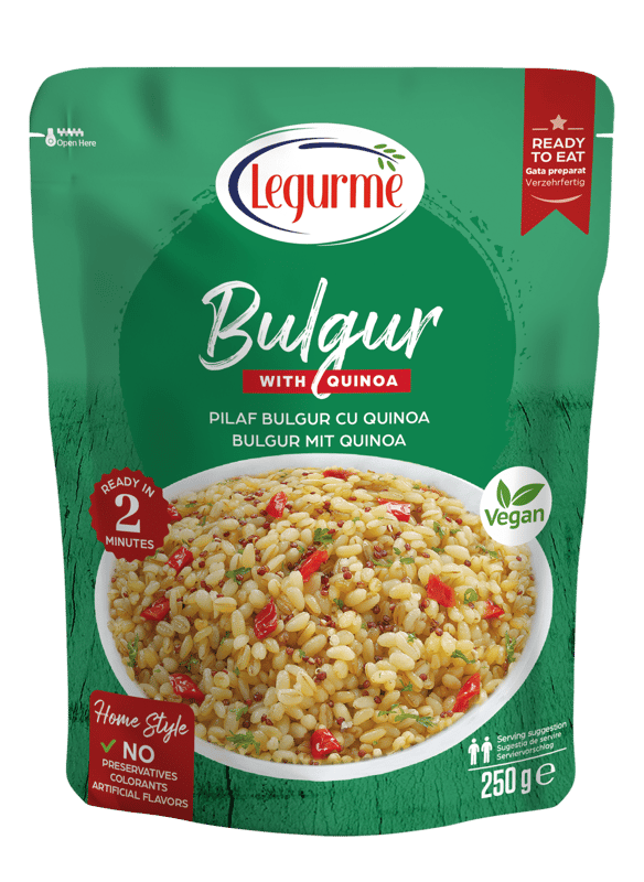 Legurme Bulgur with Quinoa