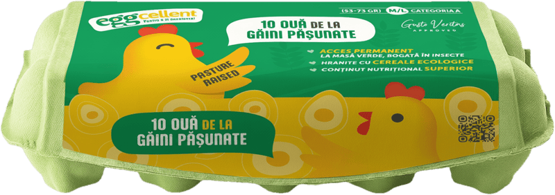 Eggcellent Oua de la gaini pasunate M-L