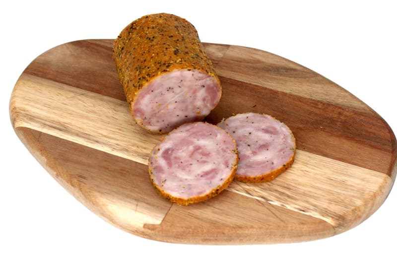 Ferma Poiana Butcher's salami in lemon curry crust