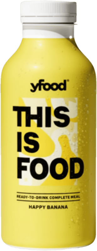 Yfood Bautura nutritiva, masa completa gata de consum, aroma de banana