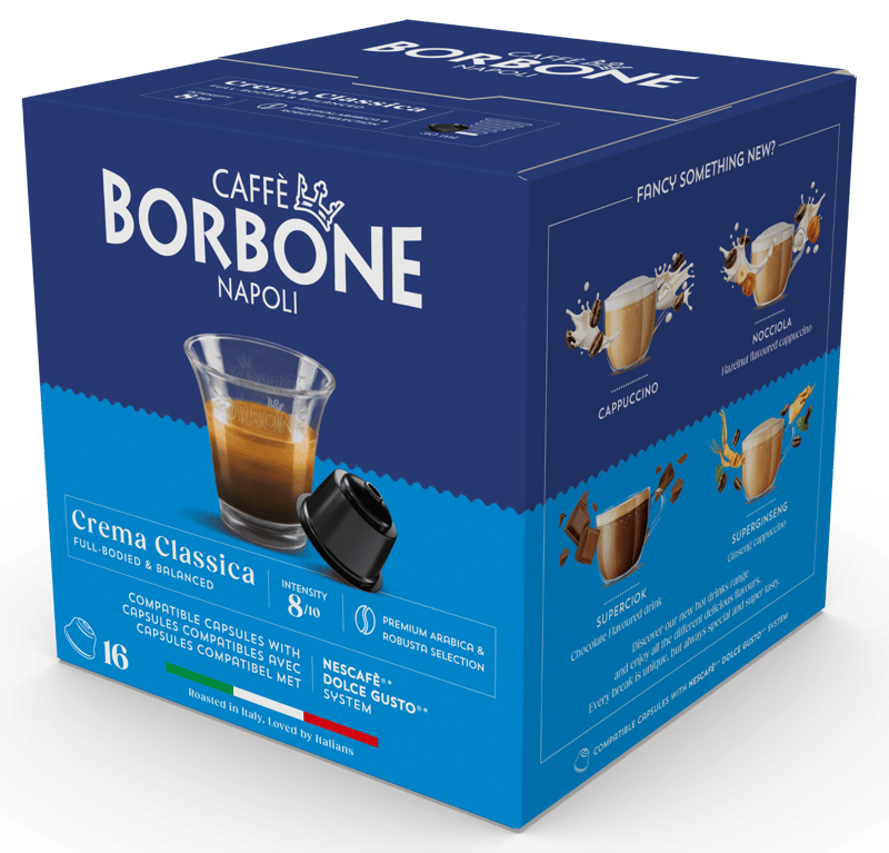 Borbone Crema Classica Cafea capsule compatibile Dolce Gusto