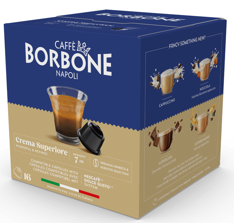 Borbone Crema Superiore Cafea capsule compatibile Dolce Gusto