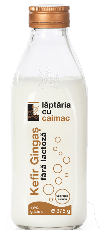 Laptaria cu caimac Kefir gingas fara lactoza