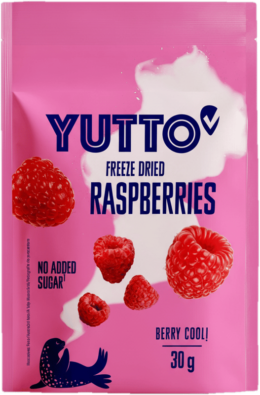 Yutto Zmeura liofilizata