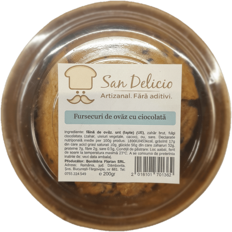 San Delicio Fursecuri cu ovaz cu ciocolata