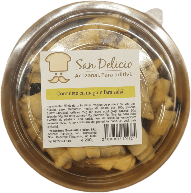 San Delicio Cornulete cu magiun fara zahar