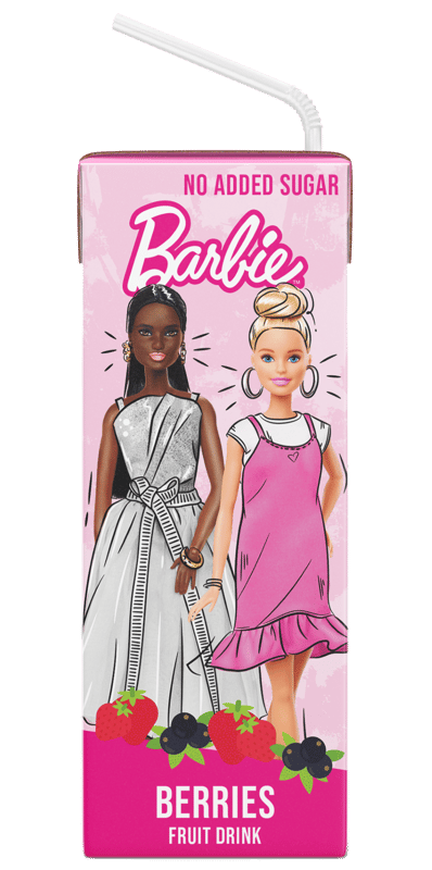 Barbie Non-carbonated soft drink with berry and apple flavor 50%