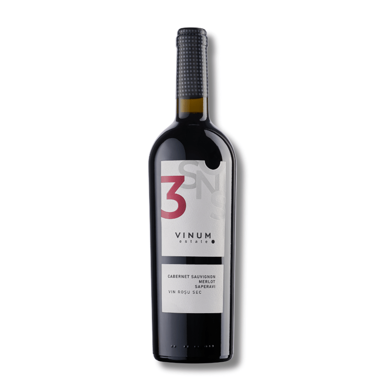Vinum Cabernet Sauvignon-Merlot-Saperavi Vin rosu sec