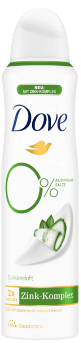 Dove Zink-Komplex Cucumber 0% Alcool Antiperspirant