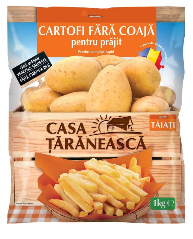 Casa Taraneasca Cartofi fara coaja pentru prajit