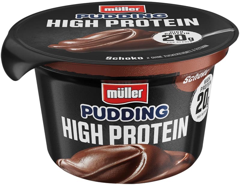 Muller  Budinca de ciocolata proteica