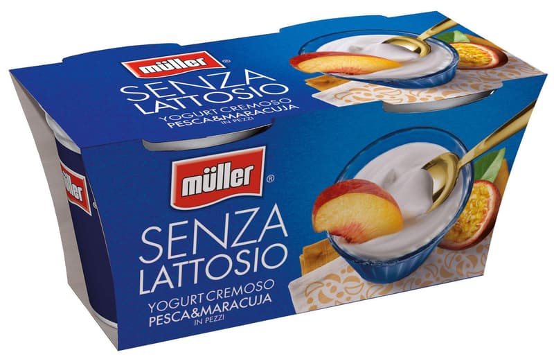 Muller Iaurt fara lactoza cu  piersica si mar