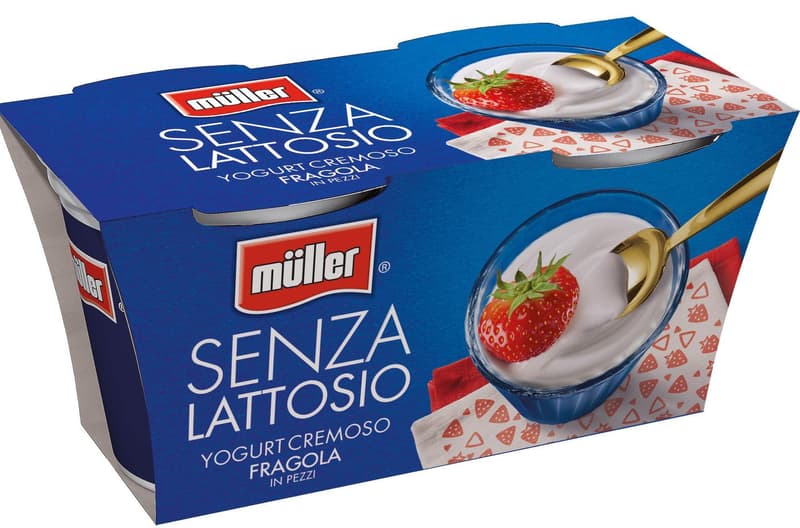 Muller Iaurt fara lactoza cu capsune