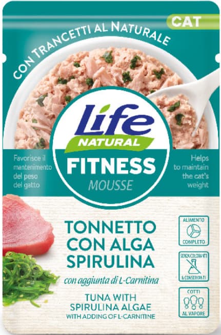 Life Plic pentru pisica adult cu ton si spirulina