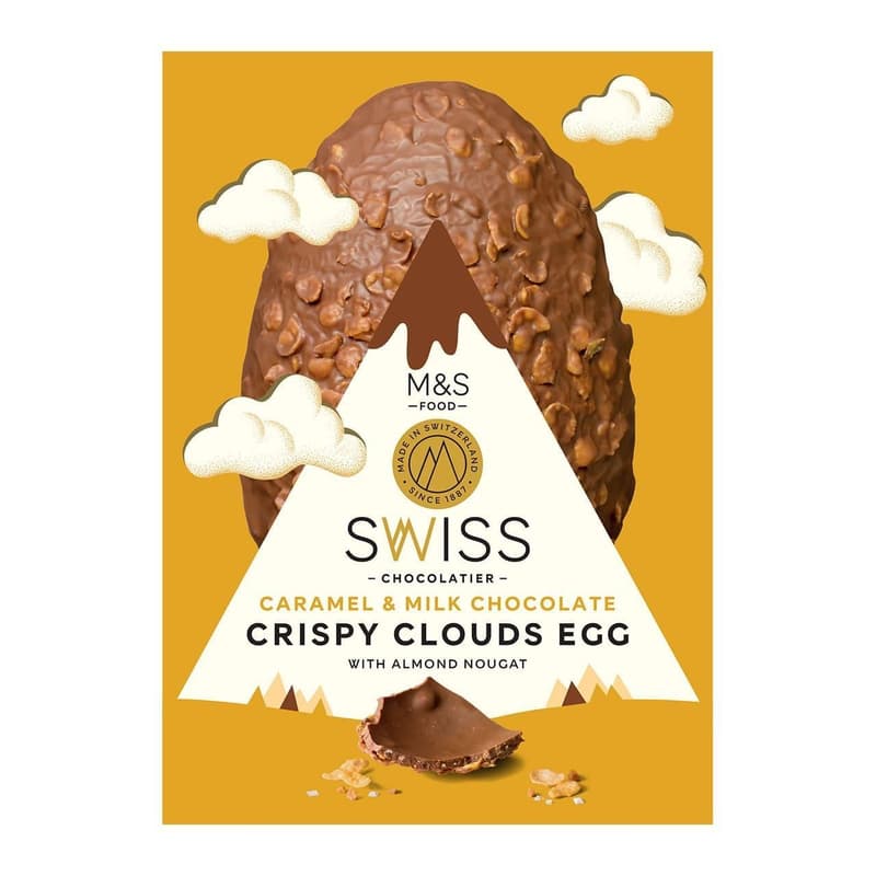 Marks & Spencer Milk Chocolate Eggs, Almond Nougat, Salted Caramel and Corn Flakes