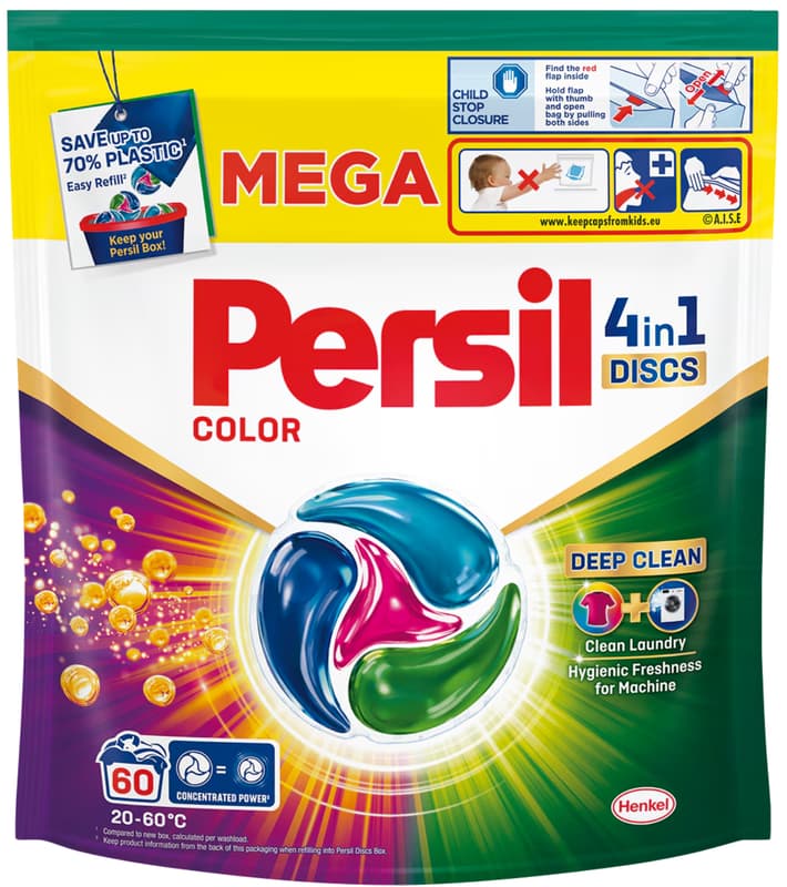 Persil Deep Clean 4in1 Laundry Detergent Capsules, Color
