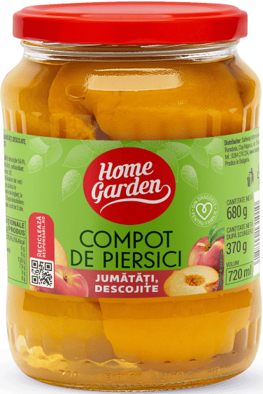 Home Garden Peach Compote