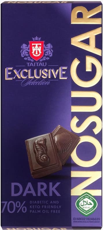 Exclusiv Ciocolata neagra 70% fara zahar