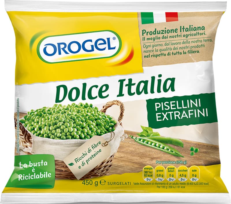 Orogel Extra Fine Peas frozen