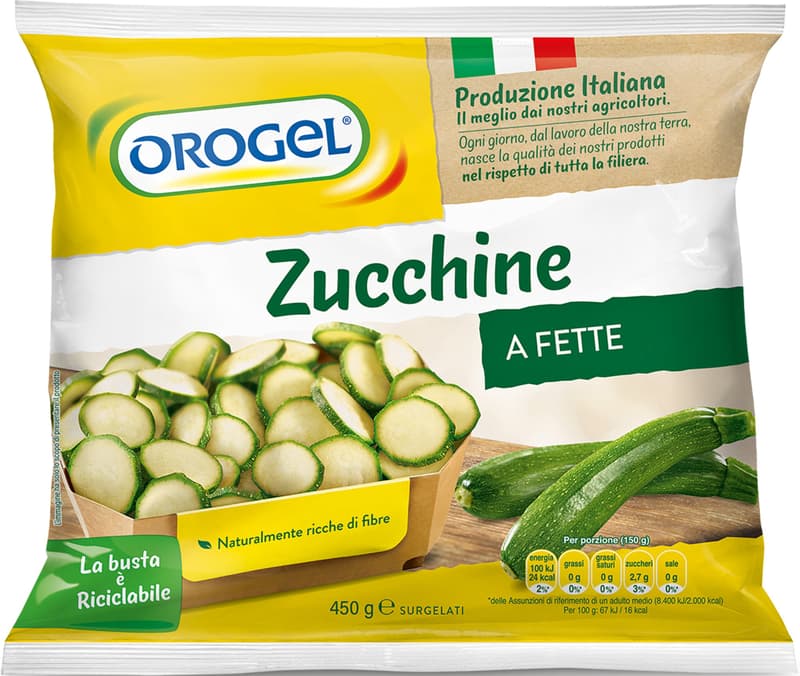 Orogel Frozen Zucchini Slices