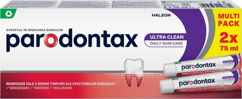 Parodontax Ultra Clean toothpaste promo pack