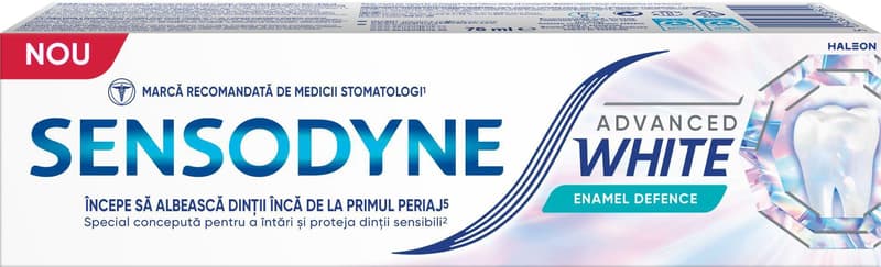 Sensodyne Advanced White Enamel Defence Pasta de dinti pentru albire si protectie