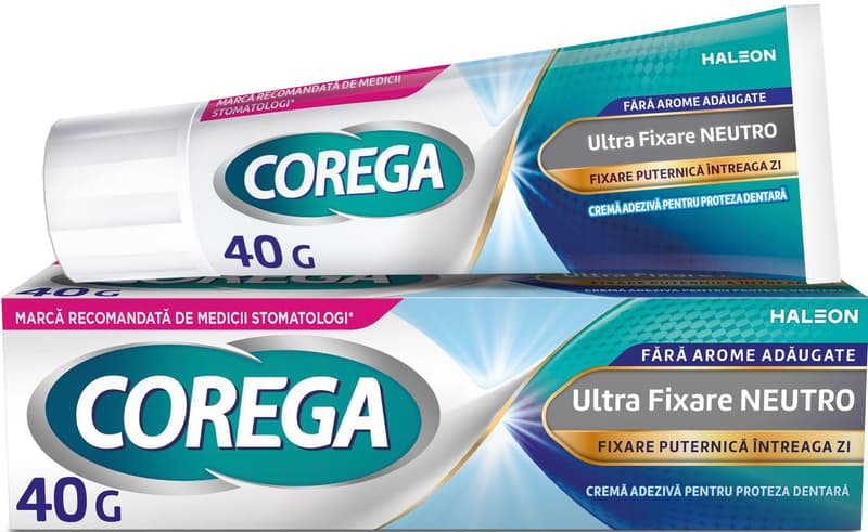 Corega Ultra Fixare Neutro Adhesive cream for dentures