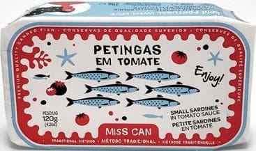 MissCan Sardine mini in sos de rosii, produse artizanal