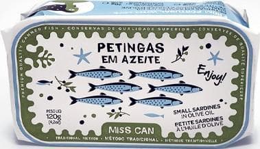 MissCan Sardine mini in ulei de masline, produse artizanal