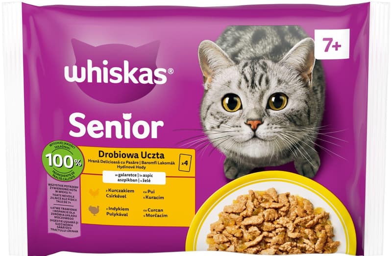 Whiskas Wet cat food, with chicken in aspic flavor