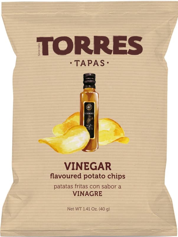 Torres Chipsuri premium de cartofi cu sare si otet
