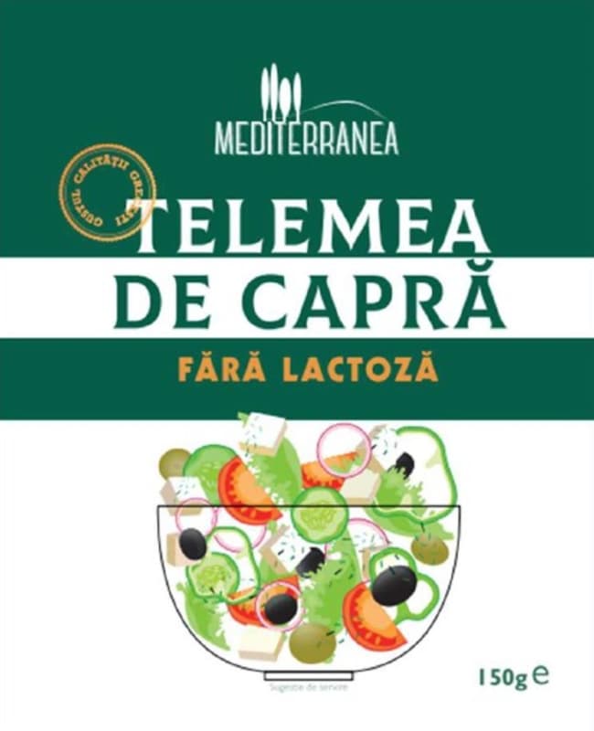 Mediterranea Telemea de capra fara lactoza