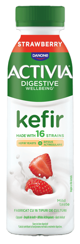 Activia Kefir de baut cu capsuni