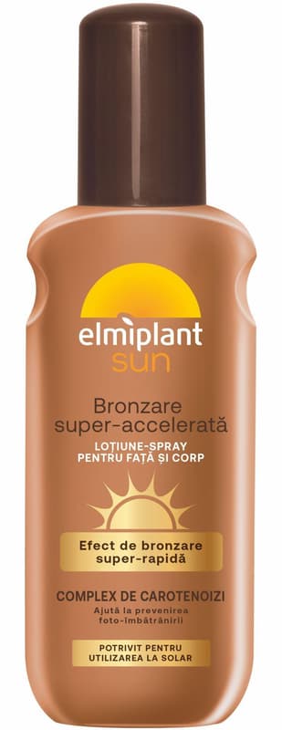 Elmiplant Sun Lotiune Spray de bronzare super-accelerata pentru fata si corp