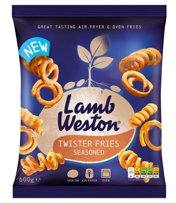 Lamb Weston Twister fries seasoned