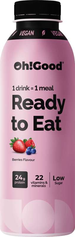 Oh!Good Ready to Drink Meal Protein Drink with Berries Flavor