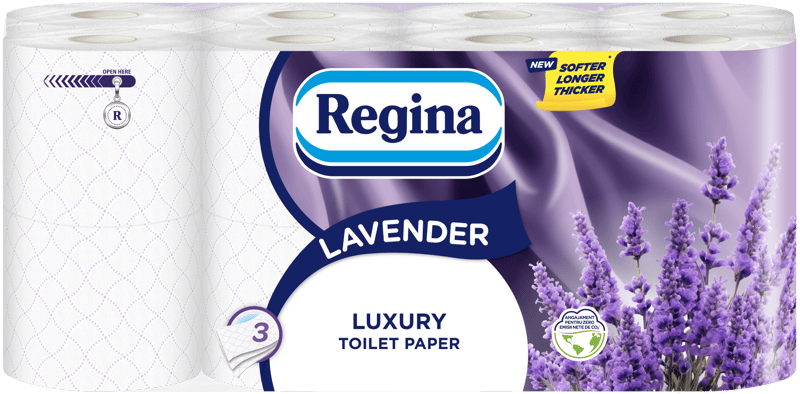 Regina Lavander FSC® Toilet paper, 16 rolls, 3 ply, 150 sheets