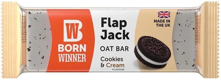 Born Winner Flapjack cu glazura de biscuiti si frisca