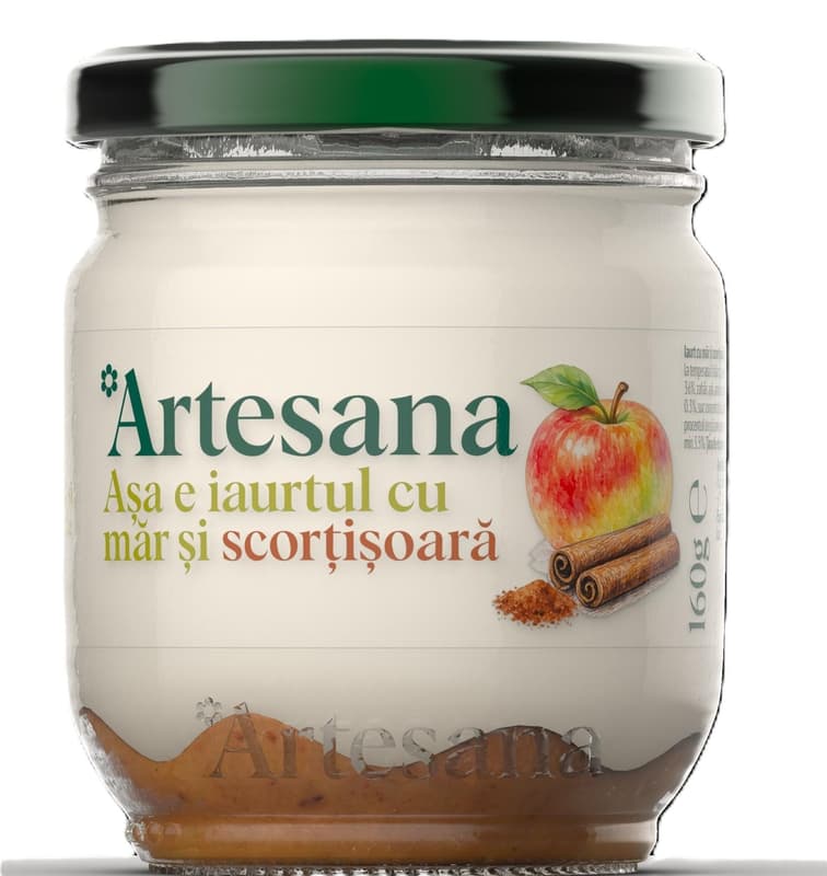 Artesana Yogurt with Apple and Cinnamon