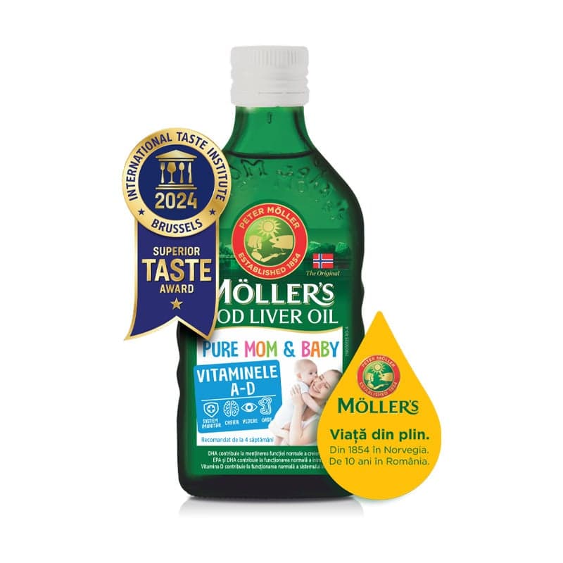 MOLLERS COD LIVER OIL OMEGA 3 MOM + BABY 250ML
