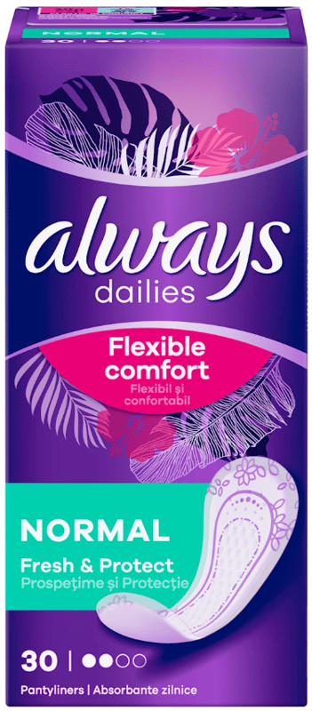 Always Platinum Normal Daily Absorbent Liners