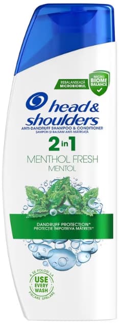 Head&Shoulders Absolut 2in1 Sampon pentru par cu balsam, menthol