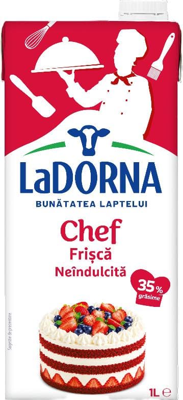 LaDORNA Frisca neindulcita 35% grasime UHT