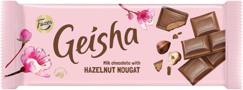 Geisha milk chocolate bar