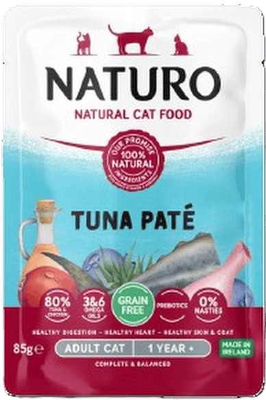 Naturo Gluten Free Pate pentru pisici adulte, ton