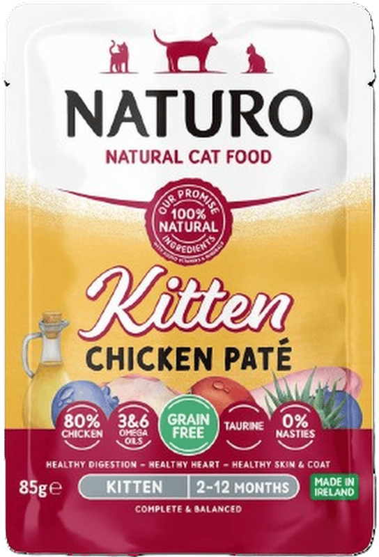 Naturo Gluten Free Pate pentru pui de pisici, pui
