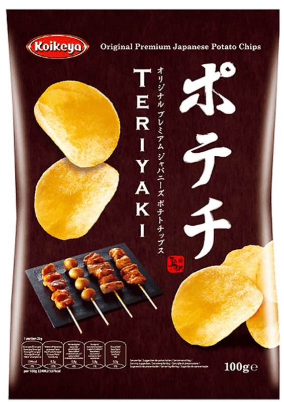 Koikeya Potechi Chipsuri cu Teriyaki