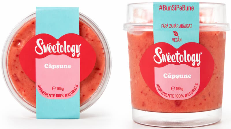 Sweetology Vegan Strawberry Ice Cream, No Sugar Added